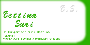 bettina suri business card